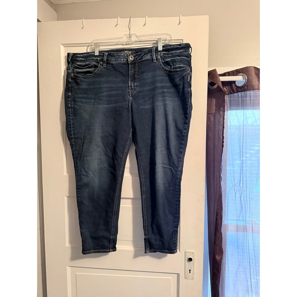 Silver skinny jeans